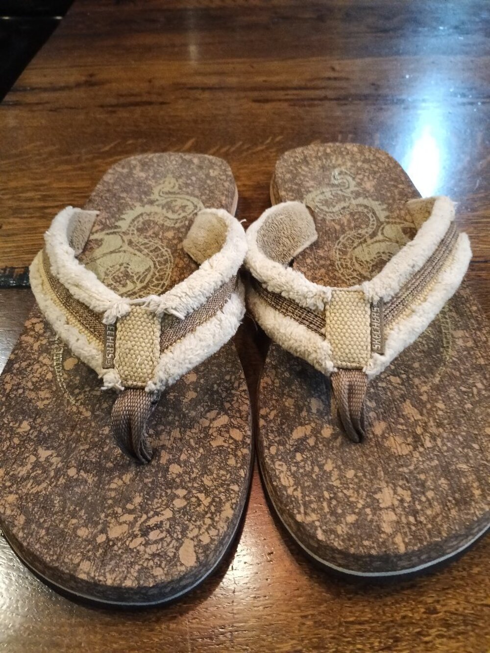 Men's Skechers Tantric Fray Thong Sandals Size 11